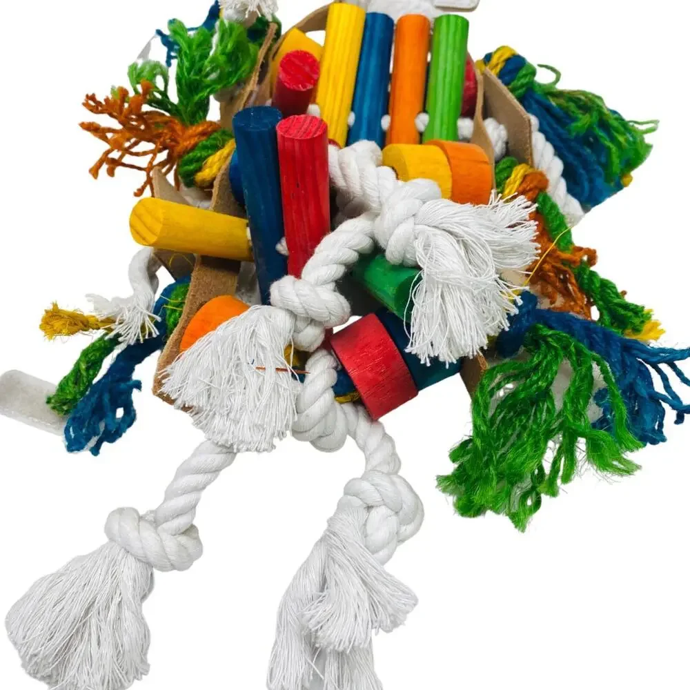 Bird Life Leather Kabob for Large Birds Play & Climbing Toy